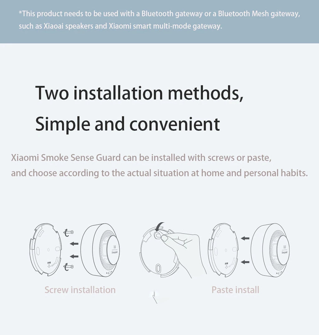 Smart Smoke Detector Xiaomi Fire Alarm Sensor