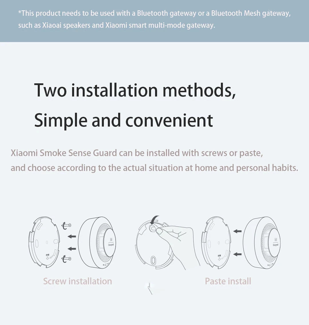 Smart Smoke Detector Xiaomi Fire Alarm Sensor