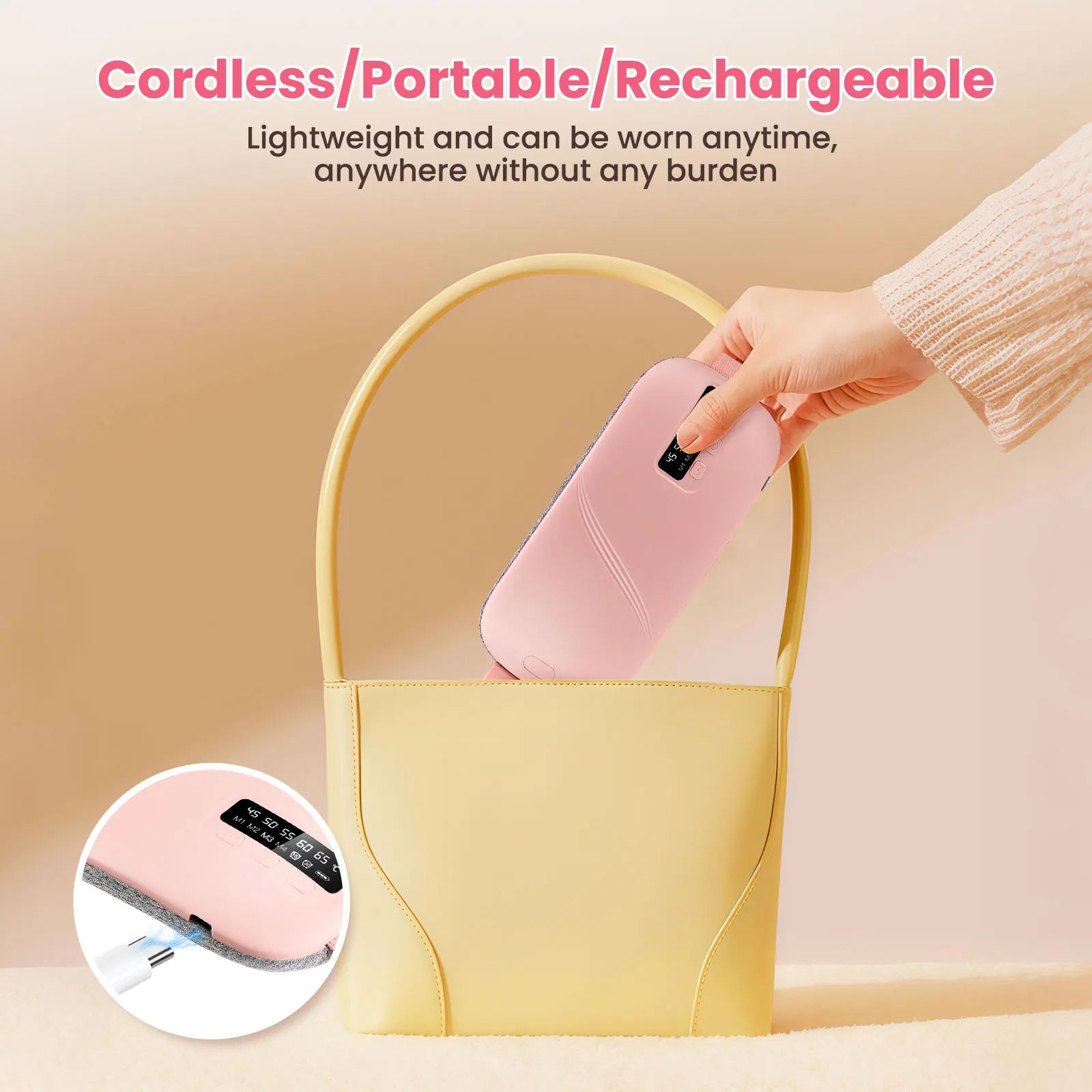 Menstrual Heating Pad Rechargeable Heat Relief Belt