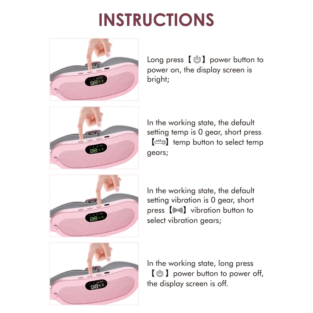 Menstrual Heating Pad Rechargeable Heat Relief Belt