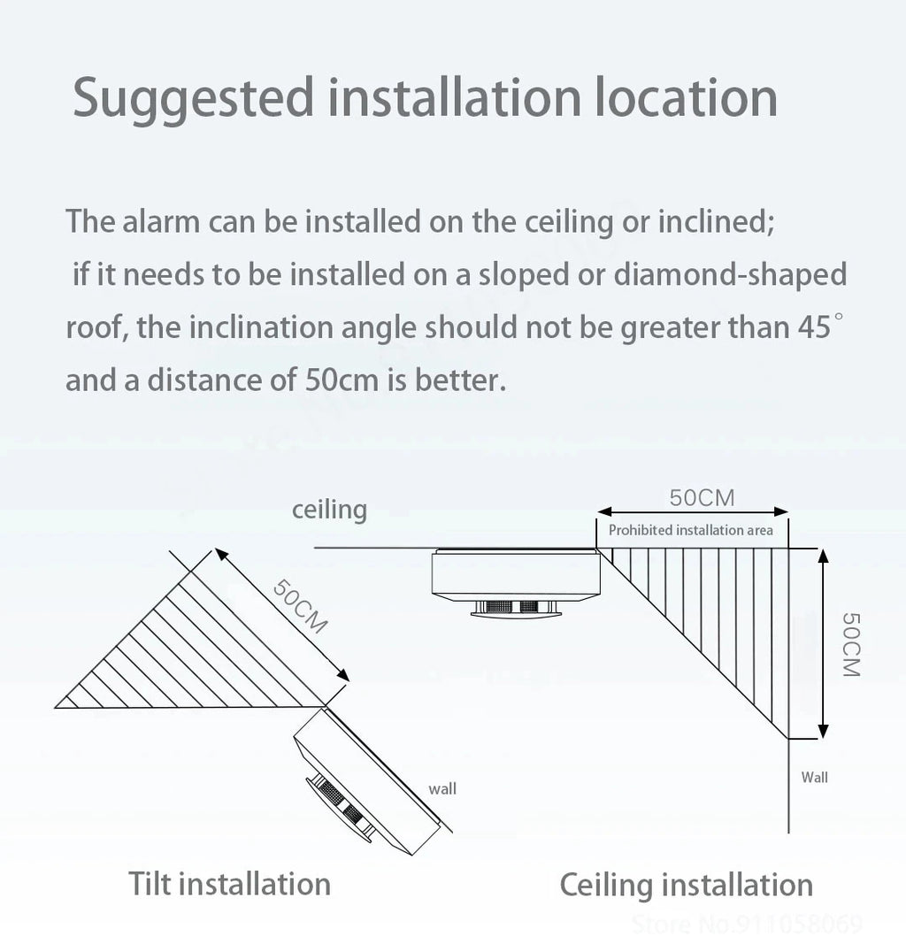 Smart Smoke Detector Xiaomi Fire Alarm Sensor