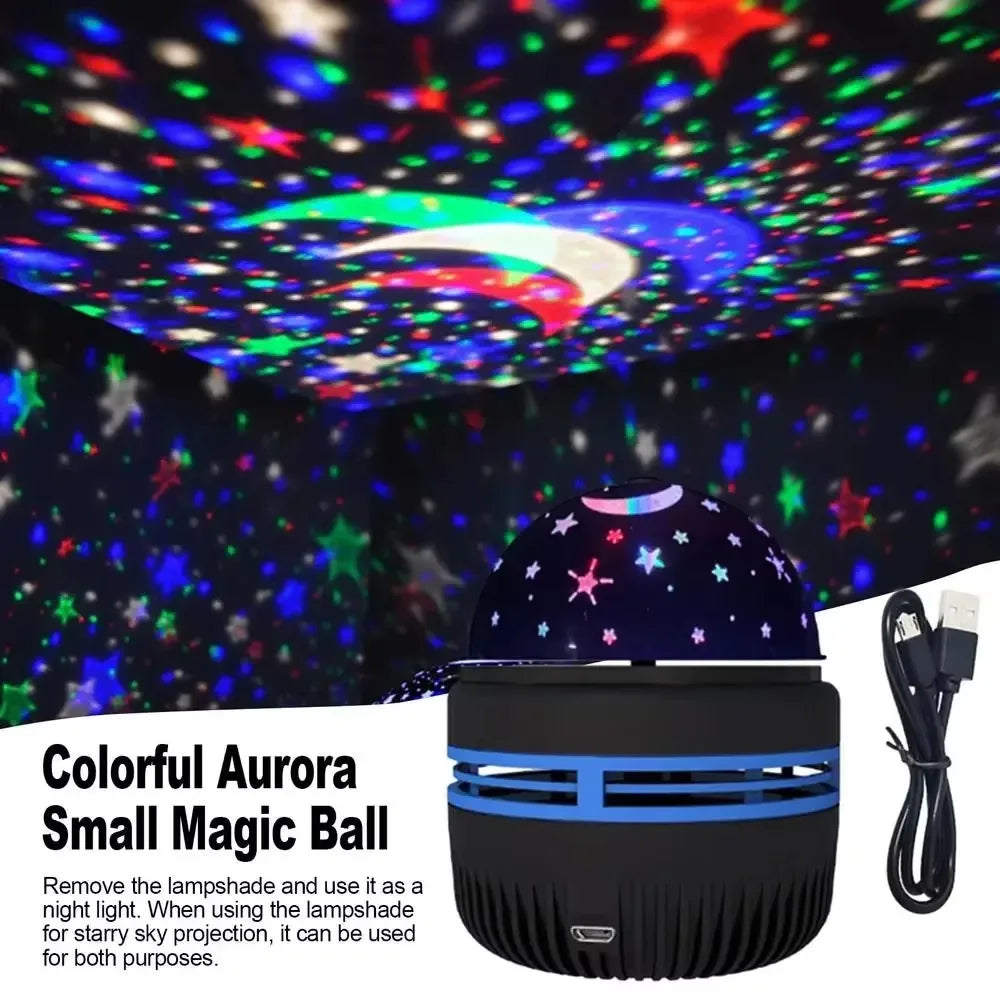 Galaxy Projector Aurora RGB Night Light USB