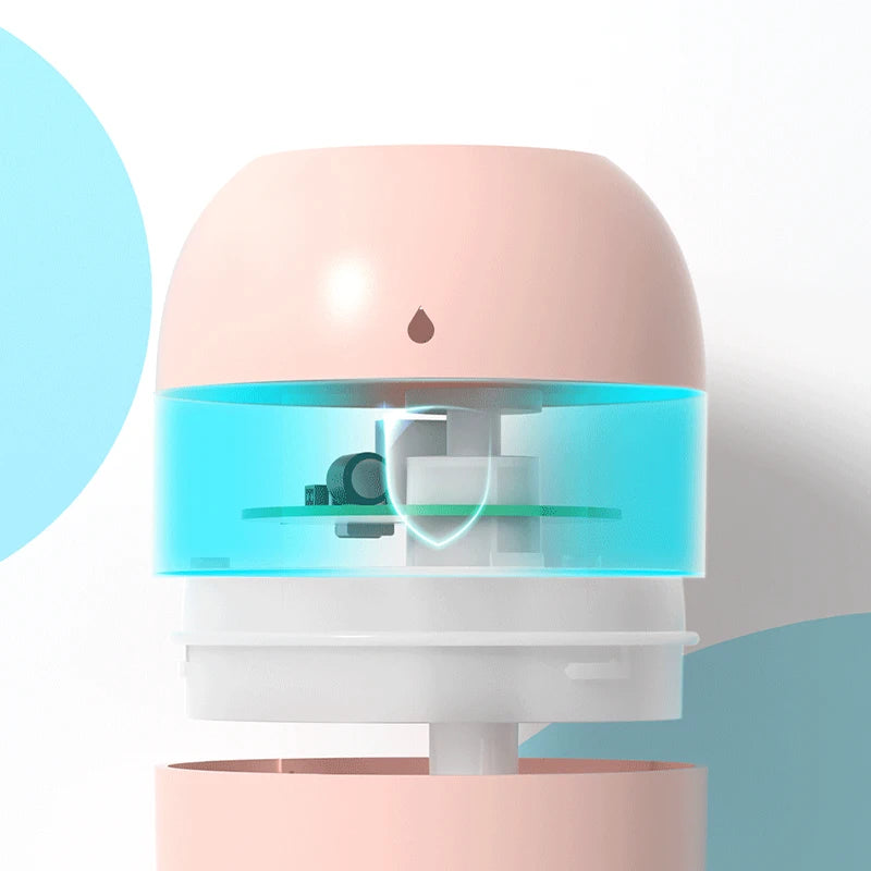Mini Air Humidifier USB Aroma Diffuser LED Lamp