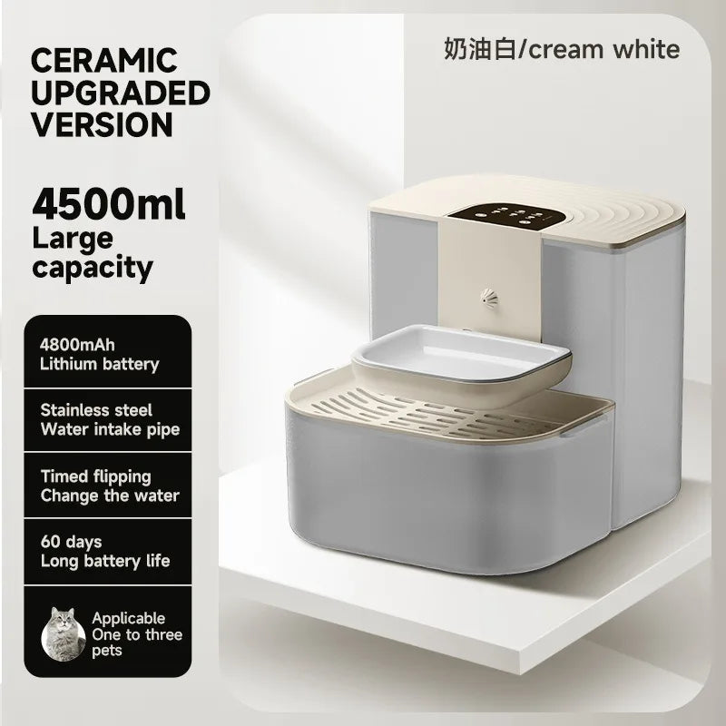 Smart Pet Water Dispenser 4.5L Automatic Fountain