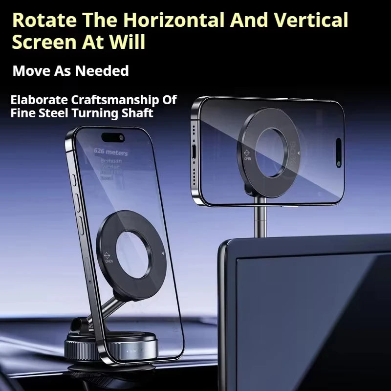 Car Phone Holder Magnetic Suction Cup 360° Rotatable