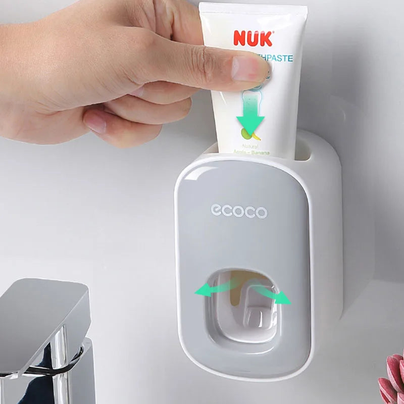 Automatic Toothpaste Dispenser Wall Mounted Holder