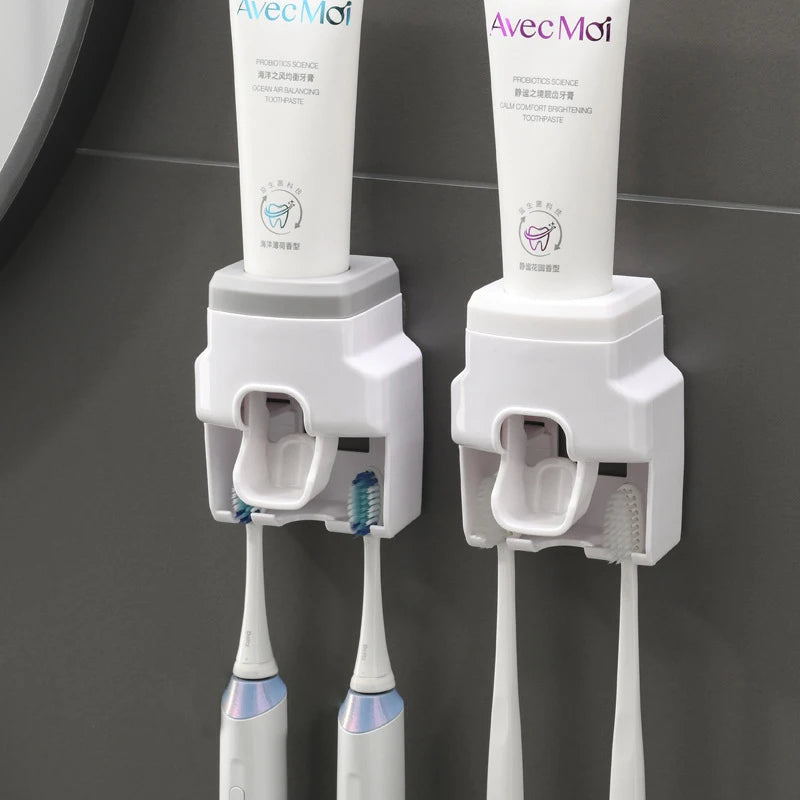 Automatic Toothpaste Dispenser Wall Mount Holder