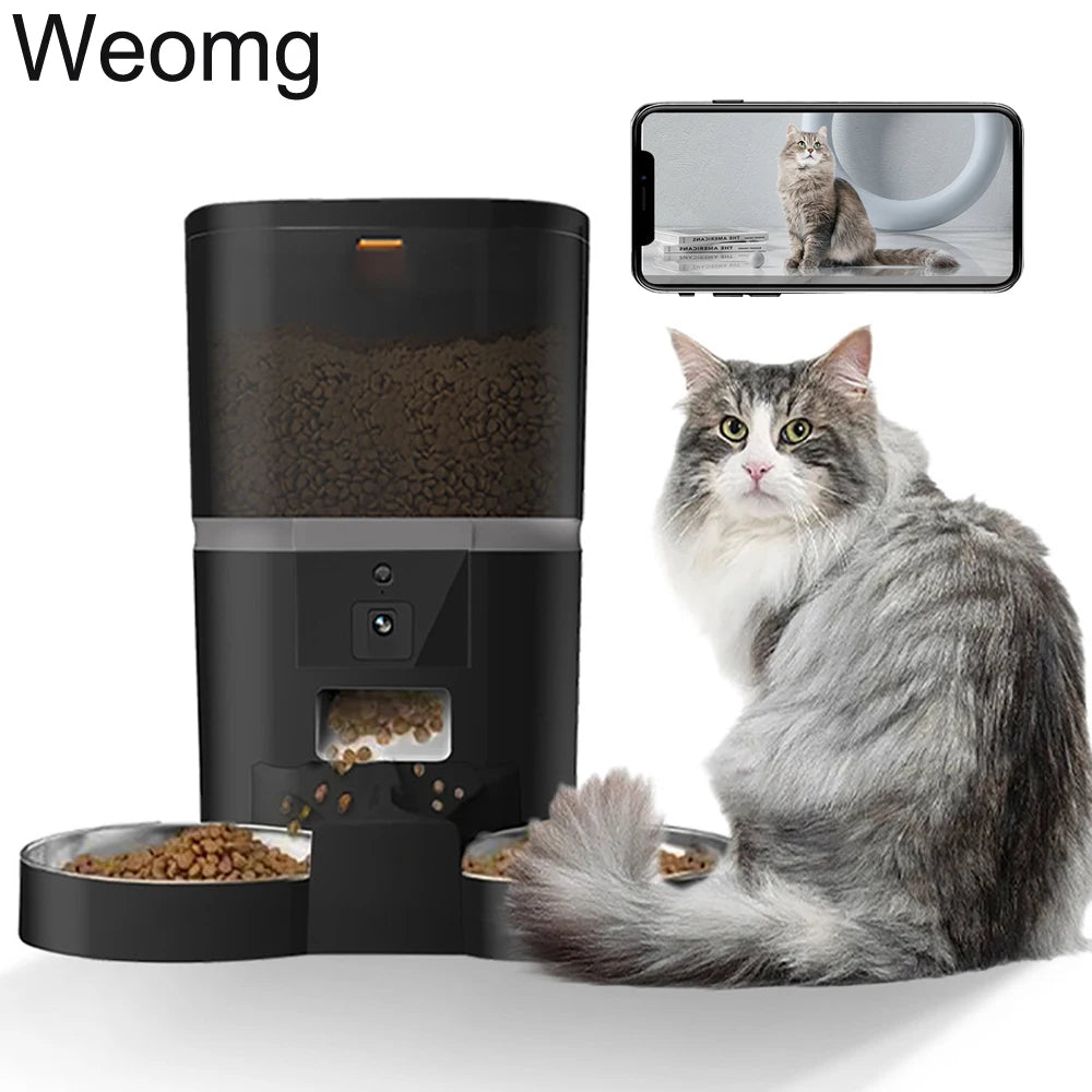 Smart Pet Feeder 4L Camera Automatic Food Dispenser