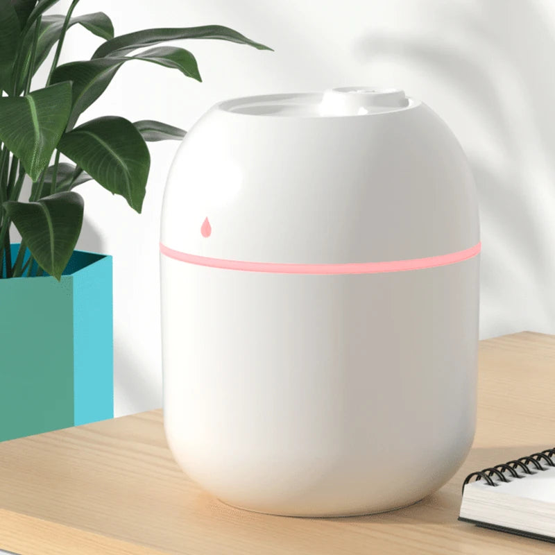 Mini Air Humidifier USB Aroma Diffuser LED Lamp