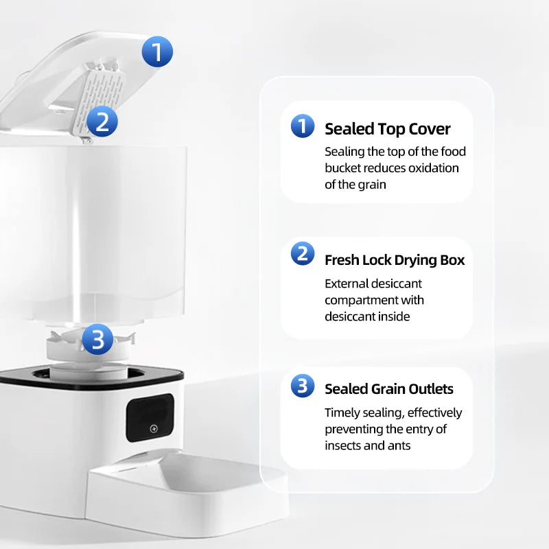 Smart Pet Feeder 6L Automatic Food Dispenser