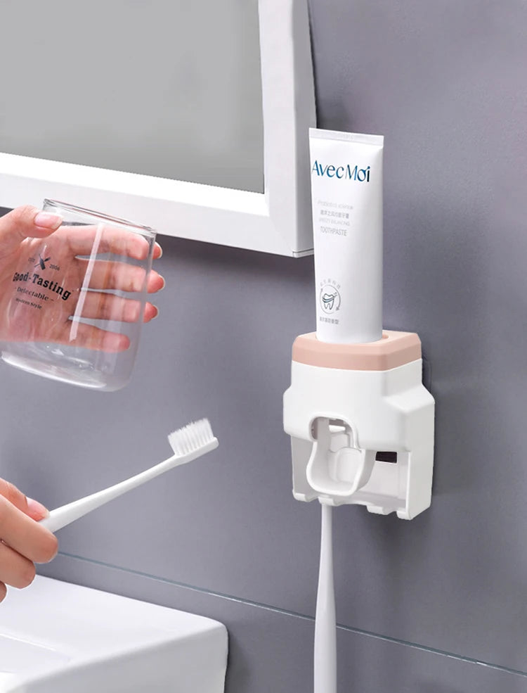 Automatic Toothpaste Dispenser Wall Mount Holder