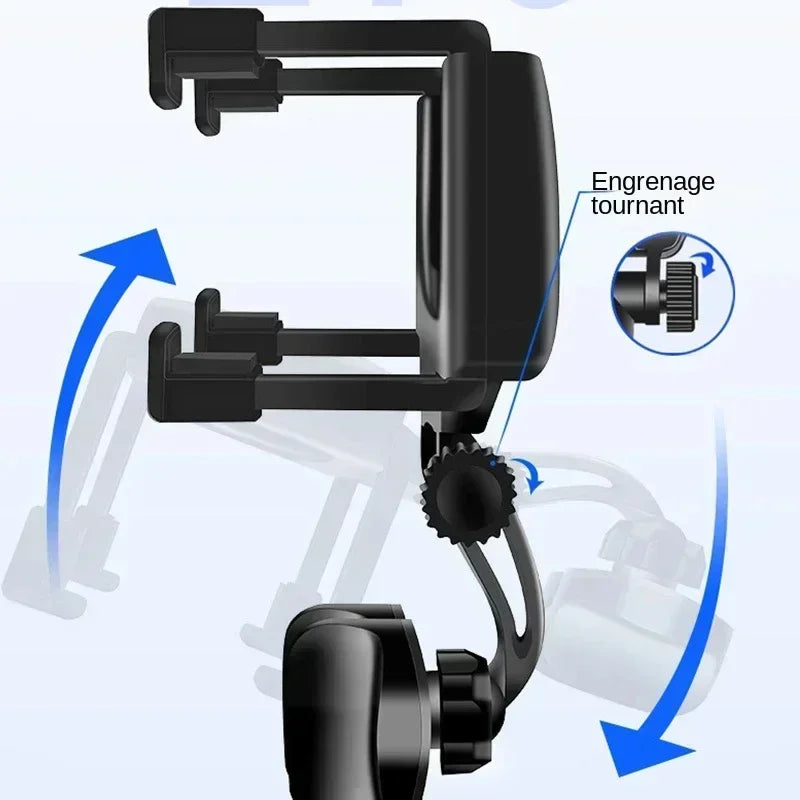 Car Phone Holder Rearview Mirror GPS Mount Stand