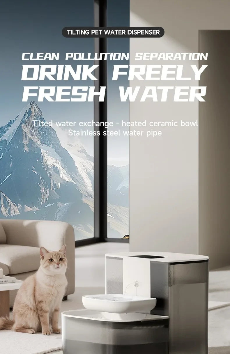 Smart Pet Water Dispenser 4.5L Automatic Fountain