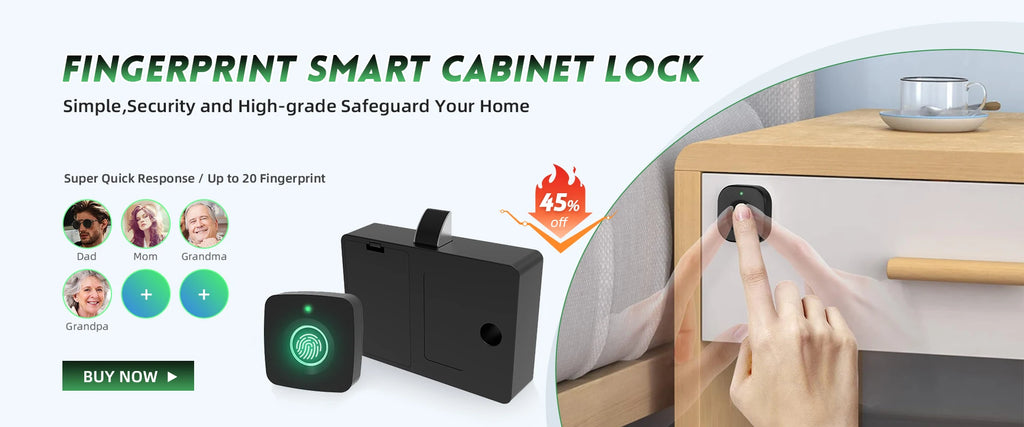 Smart Door Lock Cylinder Tuya Fingerprint Security
