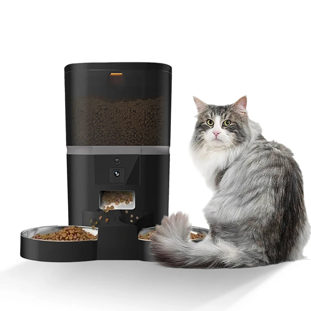 Smart Pet Feeder 4L Camera Automatic Food Dispenser