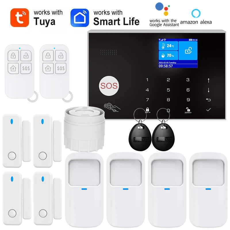Home Alarm System WiFi GSM Security Sensor Kit