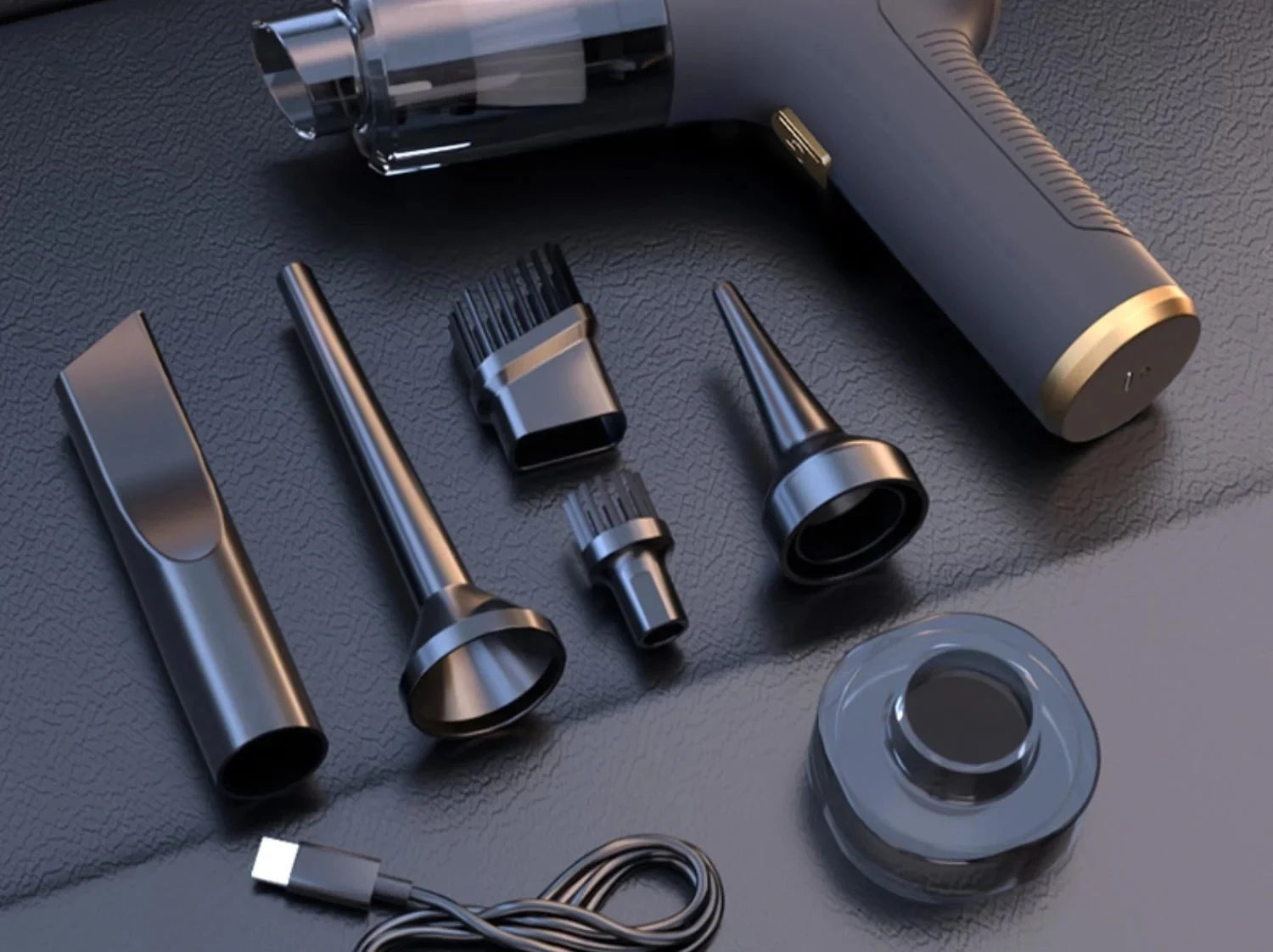 Car Vacuum Cleaner 98000Pa Powerful Wireless