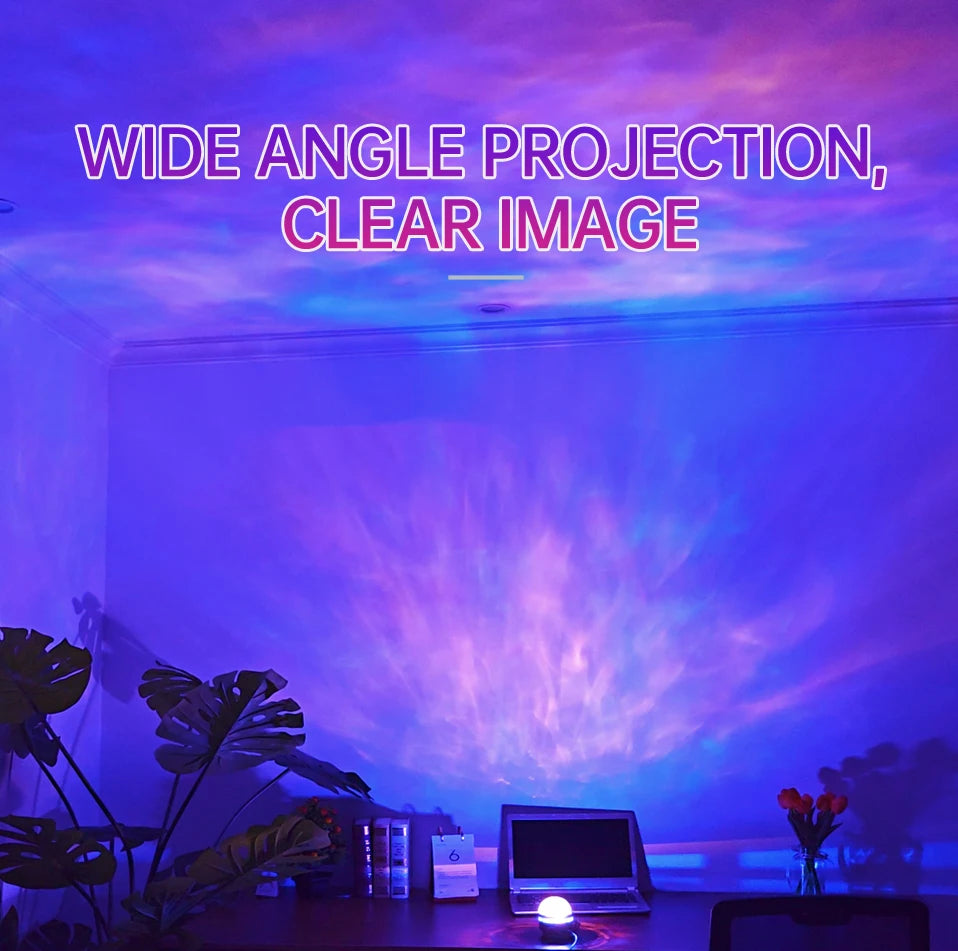 Galaxy Projector Aurora RGB Night Light USB