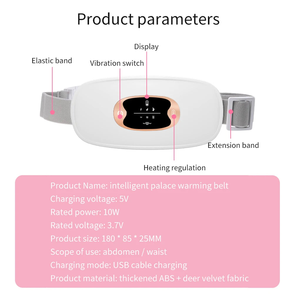 Menstrual Heating Pad Rechargeable Heat Relief Belt