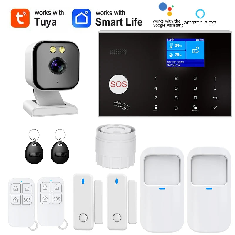 Home Alarm System WiFi GSM Security Sensor Kit
