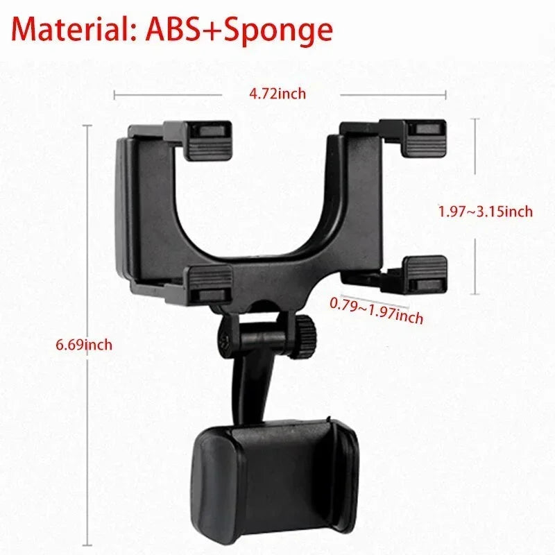 Car Phone Holder Rearview Mirror GPS Mount Stand