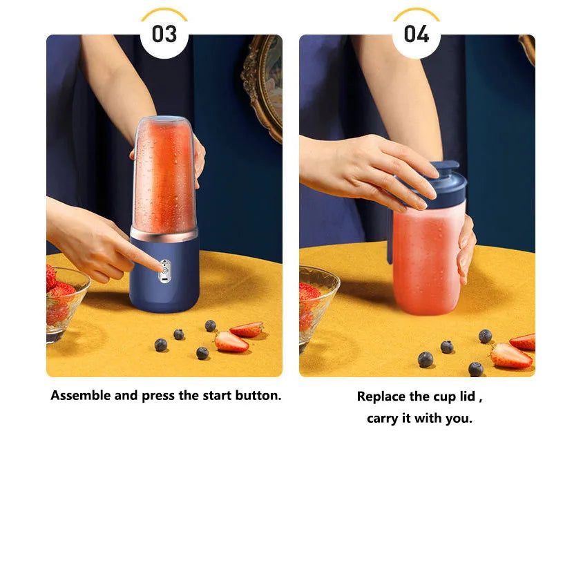 Portable Juicer Blender 400ml USB Smoothie Cup