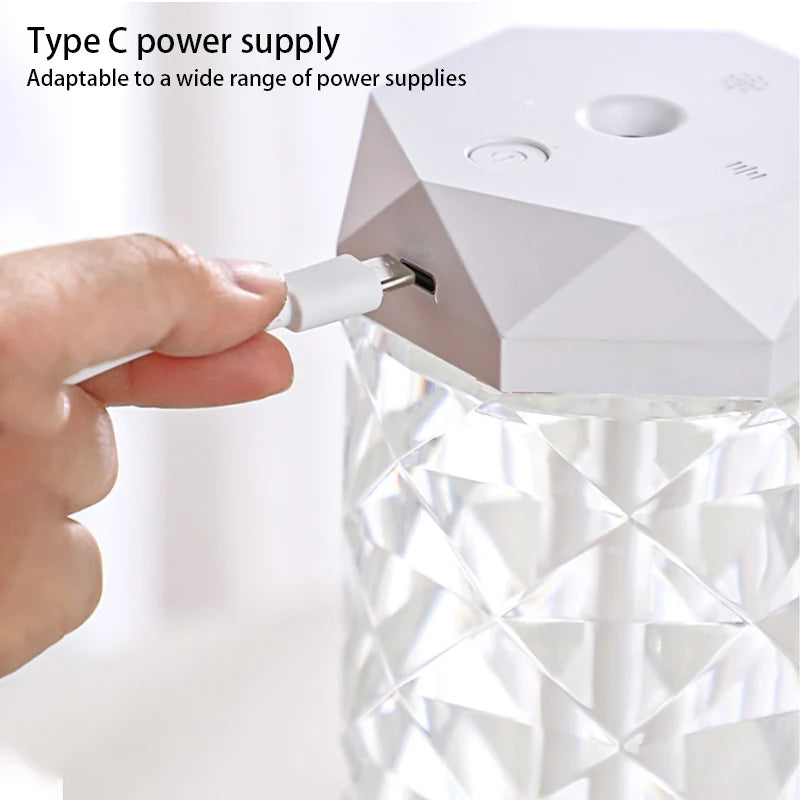 Air Humidifier 400ML Aroma Diffuser RGB Light