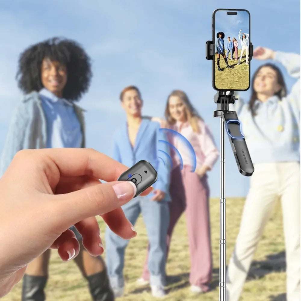 Selfie Stick Tripod 1.7M Bluetooth Remote Fill Light