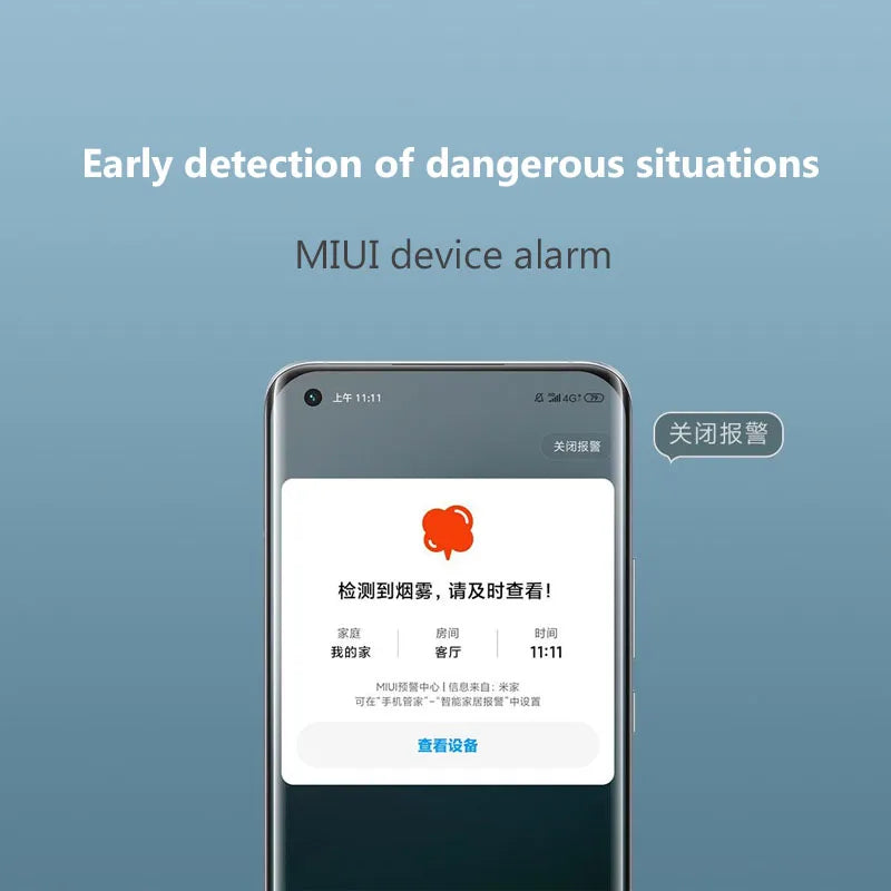 Smart Smoke Detector Xiaomi Fire Alarm Sensor