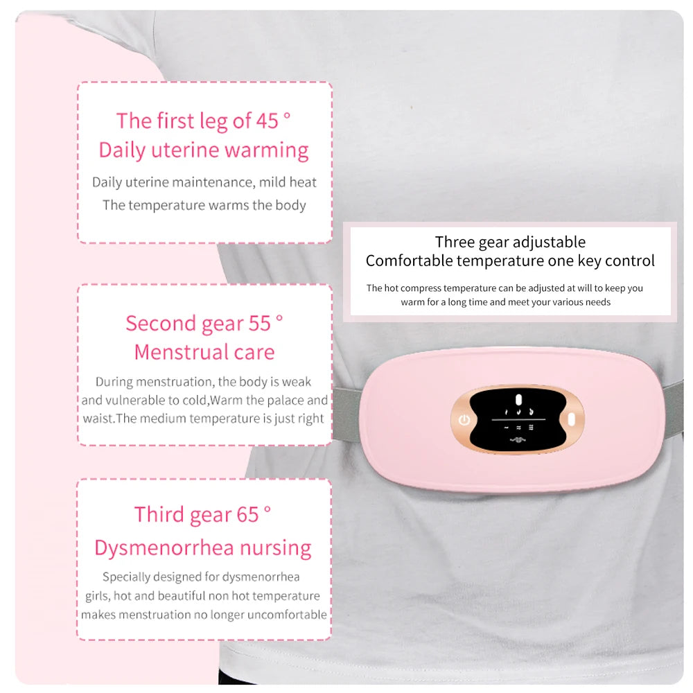 Menstrual Heating Pad Rechargeable Heat Relief Belt