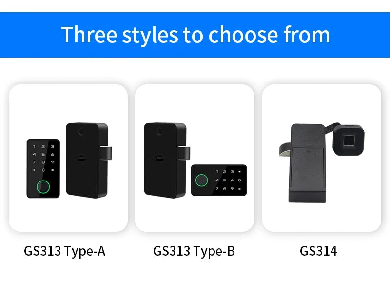 Smart Fingerprint Cabinet Lock Keyless Door Lock