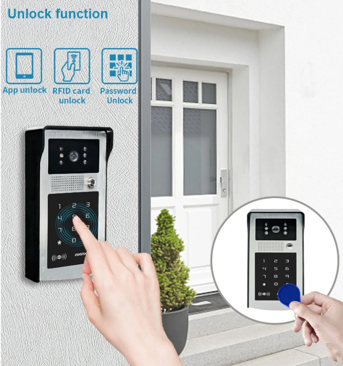 Smart Video Doorbell 1080P WiFi Camera Intercom