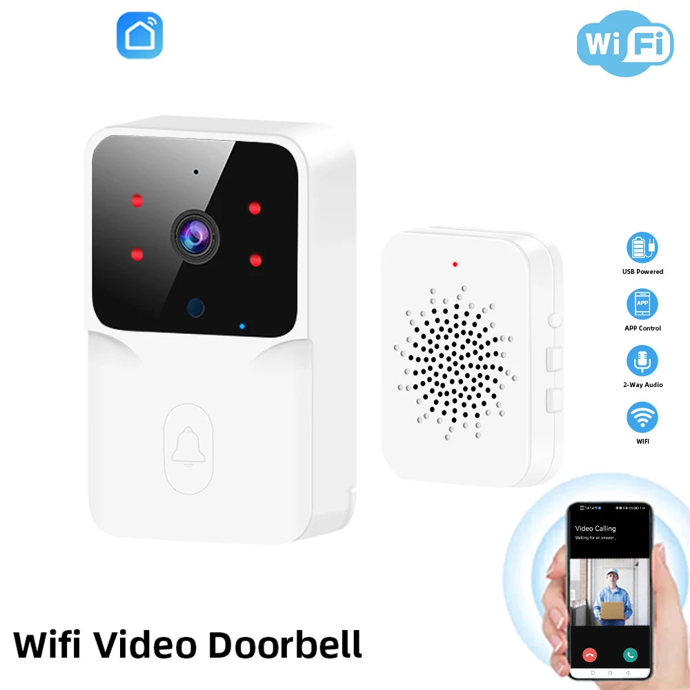 Smart Video Doorbell WiFi Camera Two Way Intercom