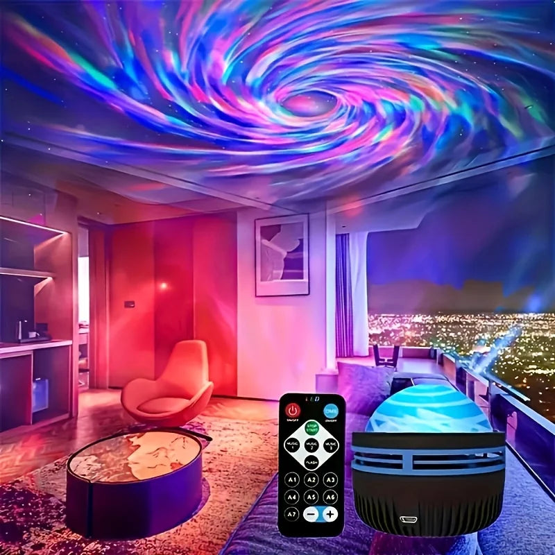 Galaxy Projector Aurora RGB Night Light USB