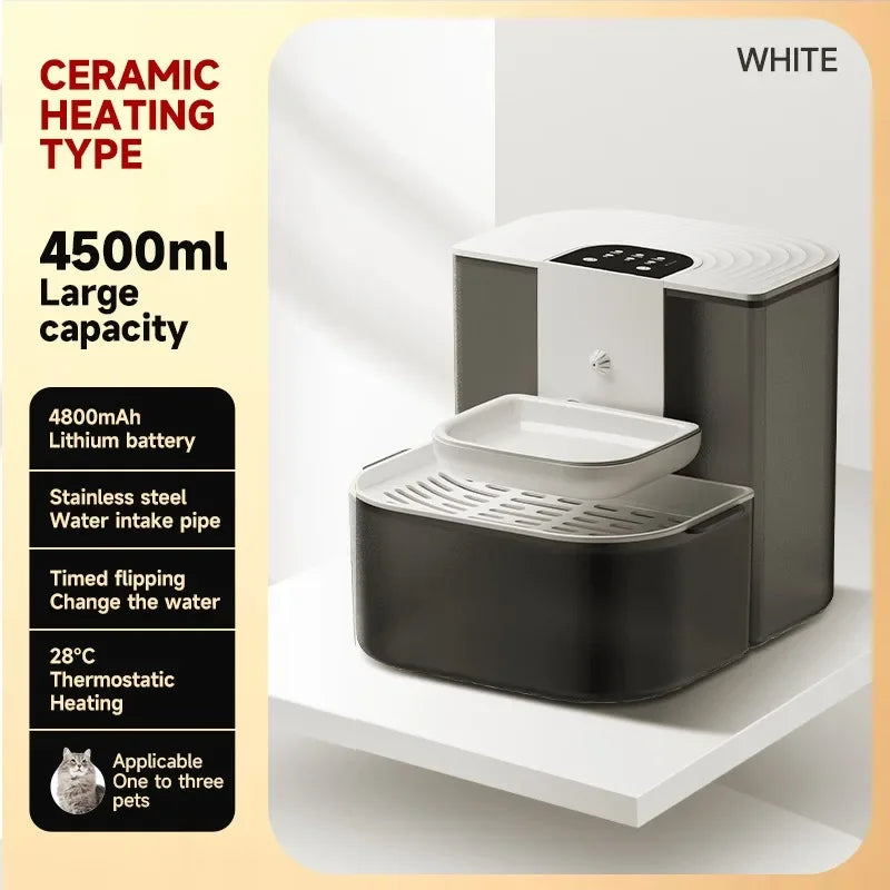 Smart Pet Water Dispenser 4.5L Automatic Fountain