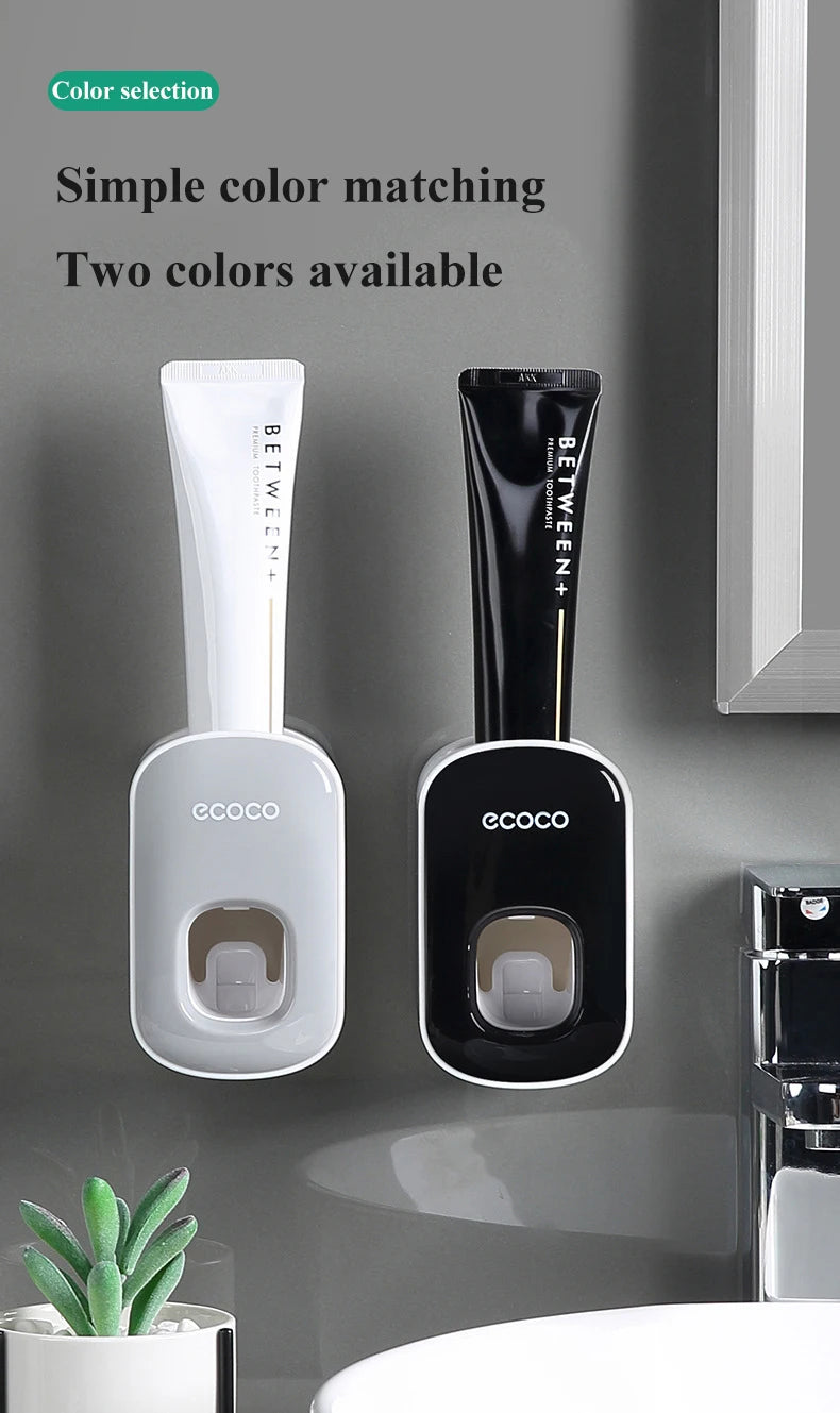 Automatic Toothpaste Dispenser Wall Mounted Holder
