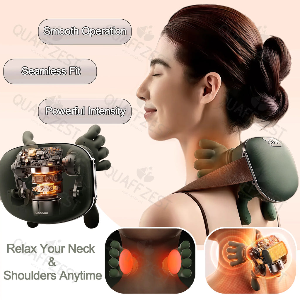 Neck Massager Electric Deep Kneading Muscle Relax