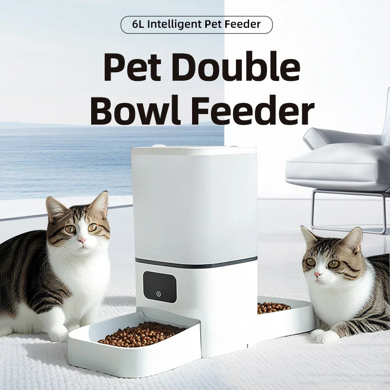 Smart Pet Feeder 6L Automatic Food Dispenser