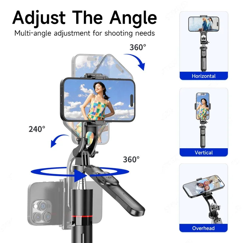 Selfie Stick Tripod 1.7M Bluetooth Remote Fill Light