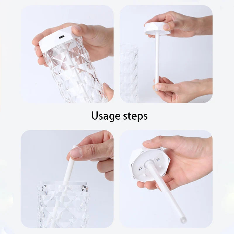 Air Humidifier 400ML Aroma Diffuser RGB Light