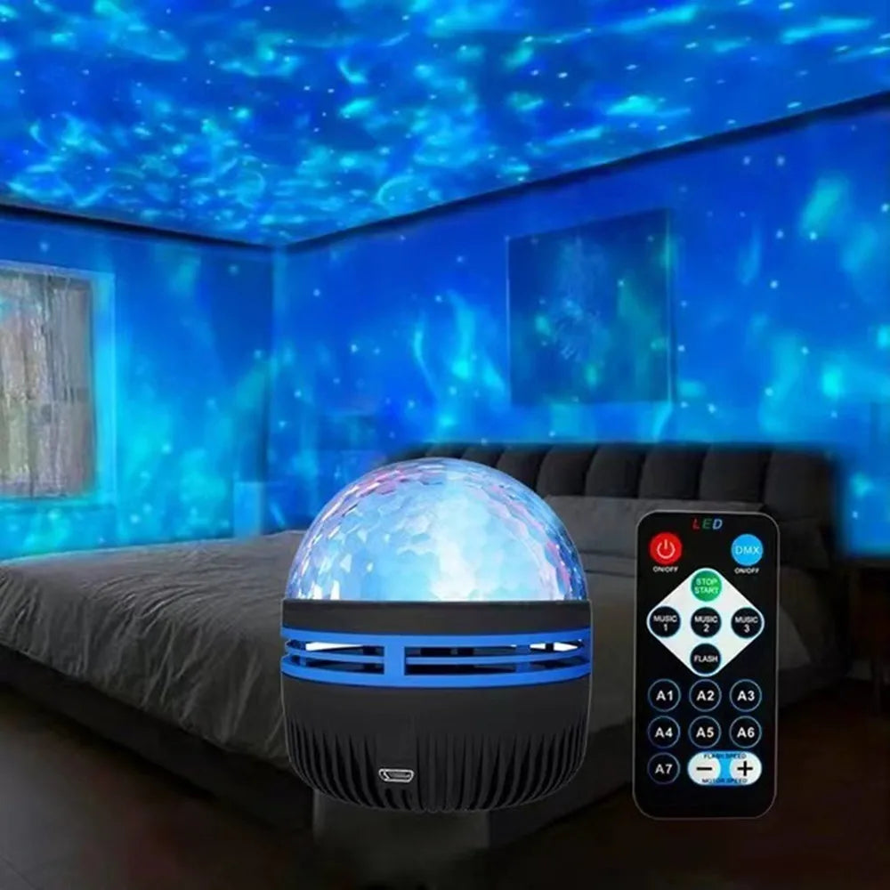 Galaxy Projector Aurora RGB Night Light USB