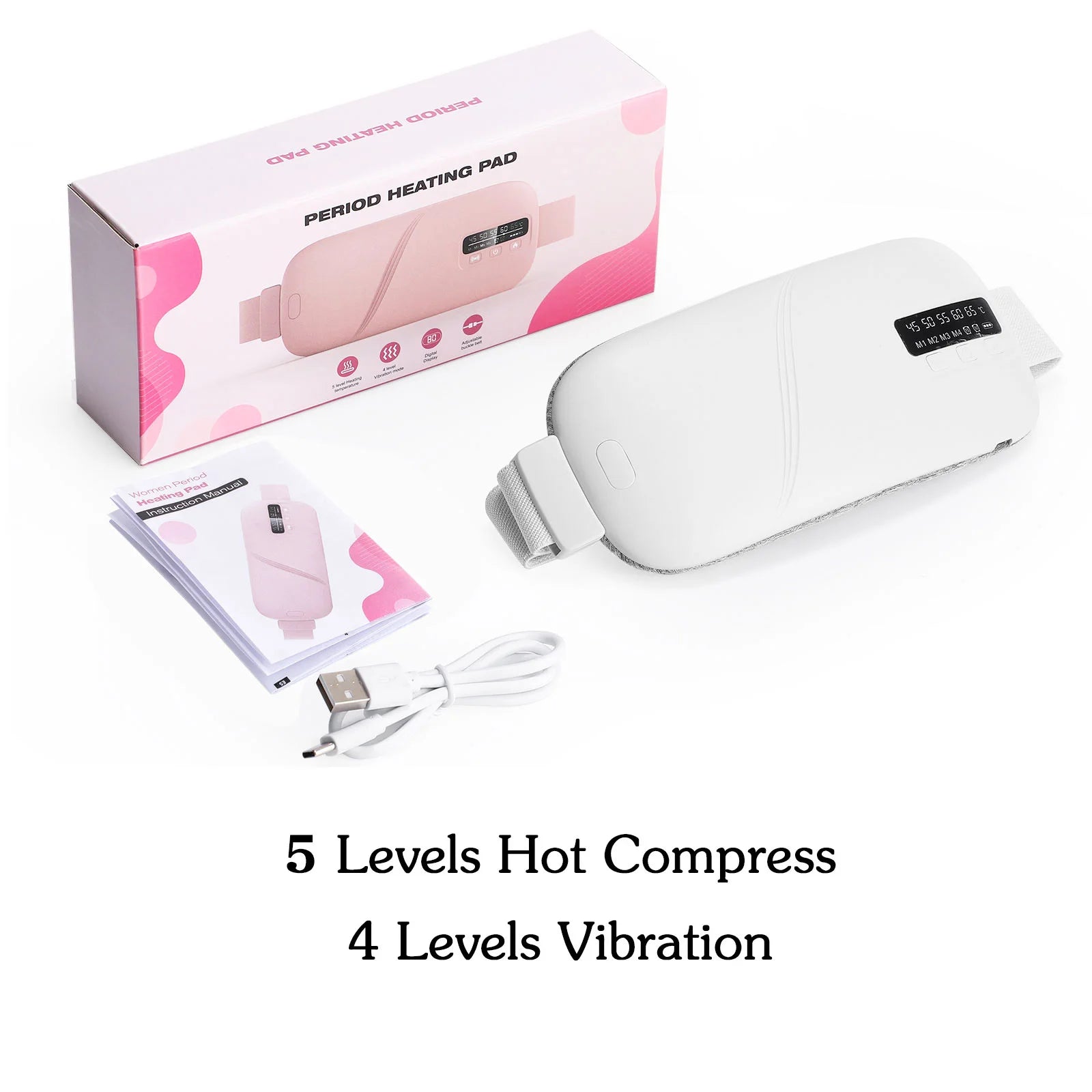Menstrual Heating Pad Rechargeable Heat Relief Belt