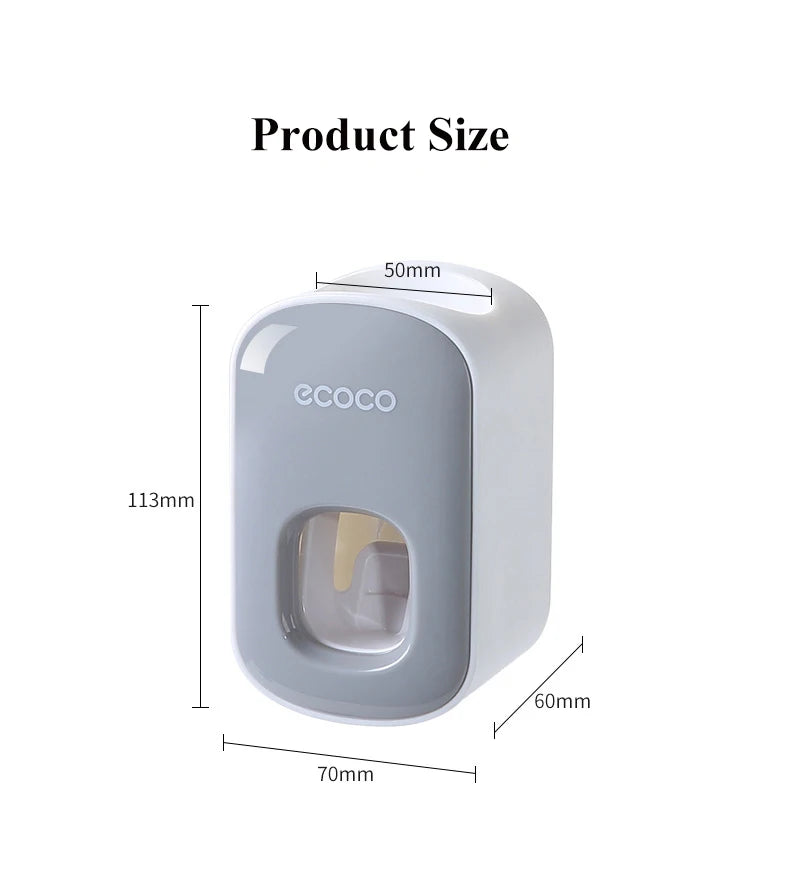 Automatic Toothpaste Dispenser Wall Mounted Holder
