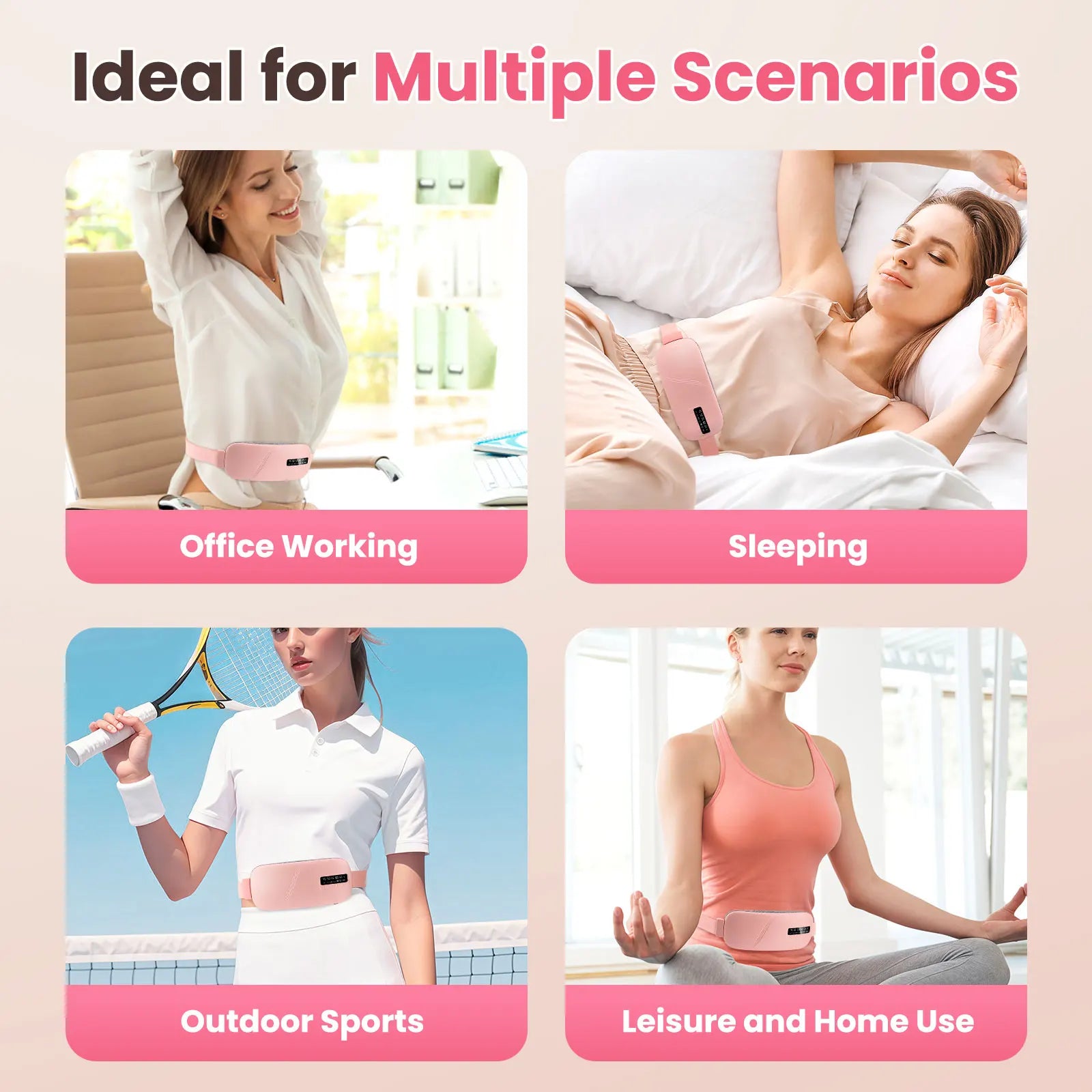 Menstrual Heating Pad Rechargeable Heat Relief Belt