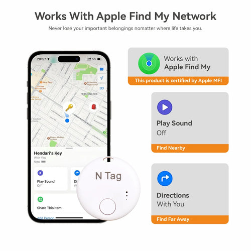 Bluetooth Tracker Tag Smart Item Finder Locator