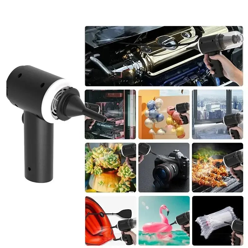 Wireless Car Vacuum Cleaner Mini Wet Dry Vacuum