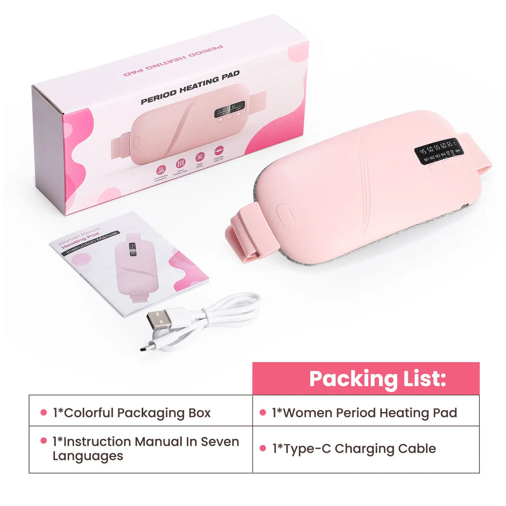 Menstrual Heating Pad Rechargeable Heat Relief Belt