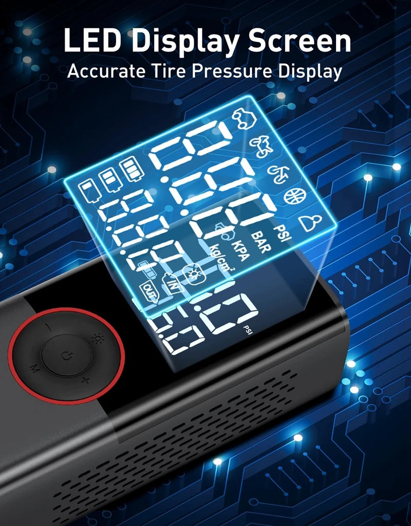 Portable Air Compressor 150PSI Tire Inflator