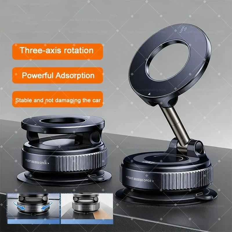 Car Phone Holder Magnetic Suction Cup 360° Rotatable