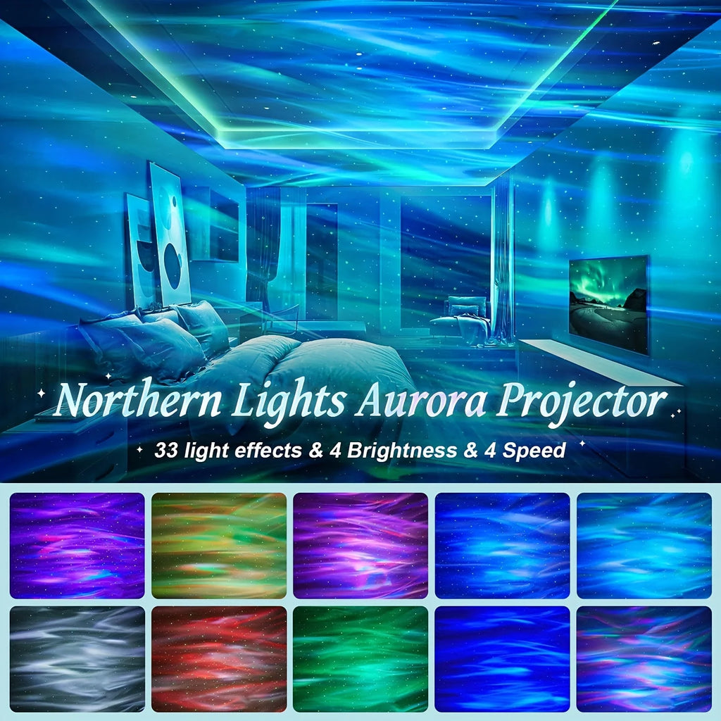 Galaxy Projector Aurora RGB Night Light USB